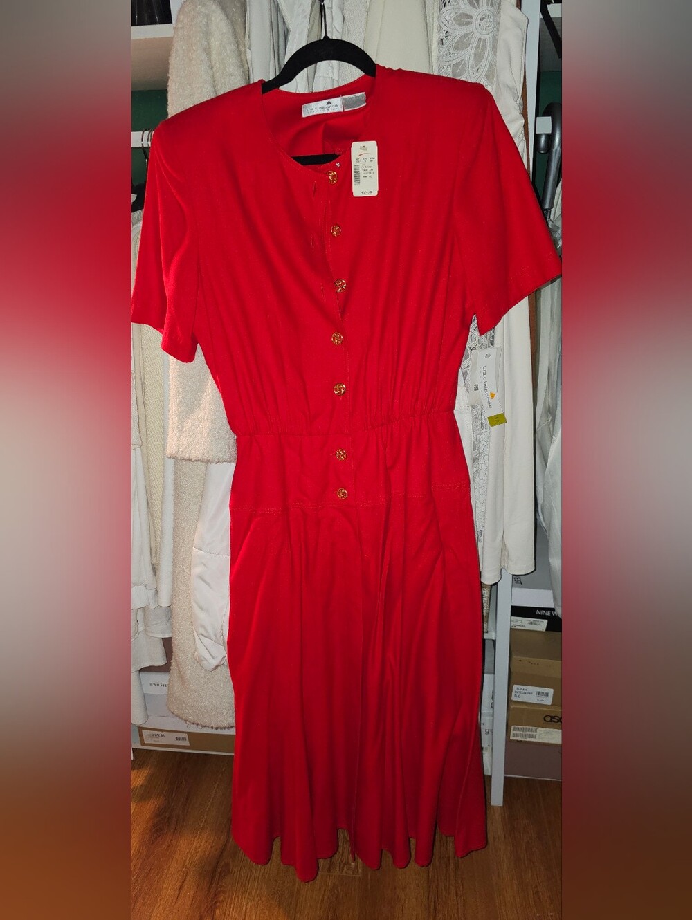 VINTAGE Never Worn Silk Midi Dress by Liz Claiborne
